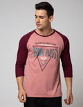 T Zone 3/4 Raglan T-Shirt Print Spark Plugs
