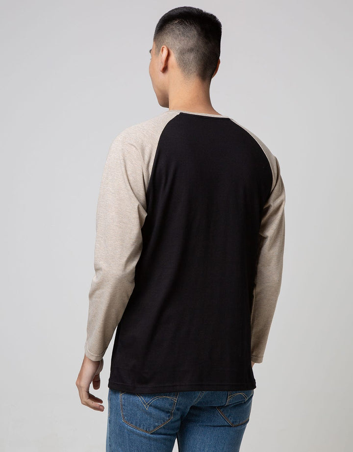 T Zone Long Sleeve Raglan T-Shirt Print Sport