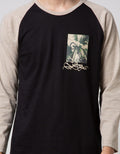 T Zone Long Sleeve Raglan T-Shirt Print Sport