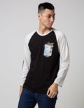 T Zone Long Sleeve Raglan T-Shirt Print Sport