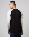 T Zone Long Sleeve Raglan T-Shirt Print Sport