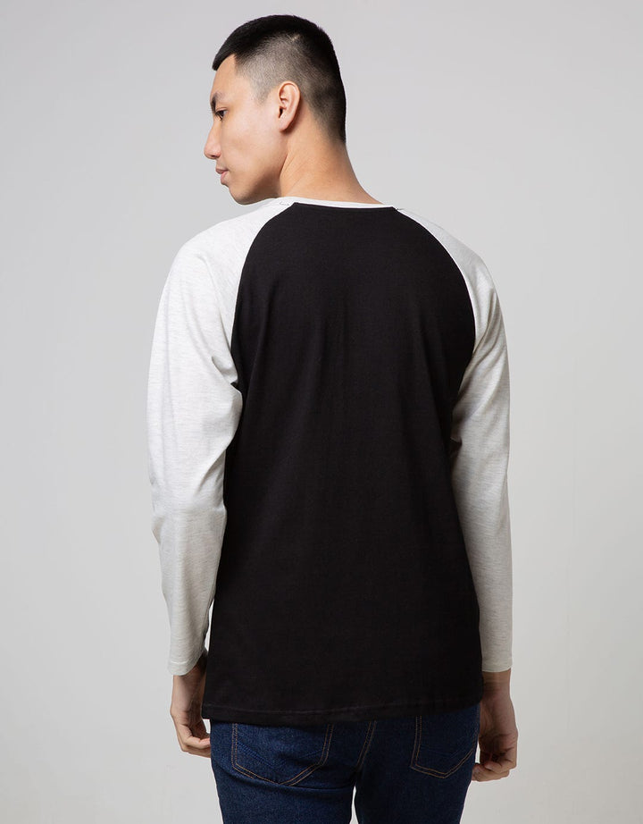 T Zone Long Sleeve Raglan T-Shirt Print Sport