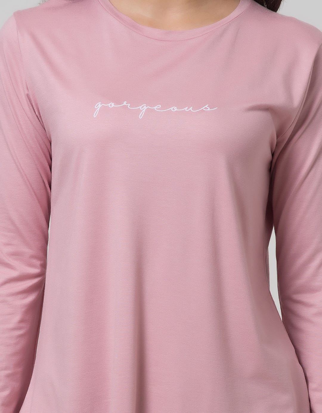 Nevada Women Knit Top Long Sleeve T-Shirt Gorgeous Kriwil