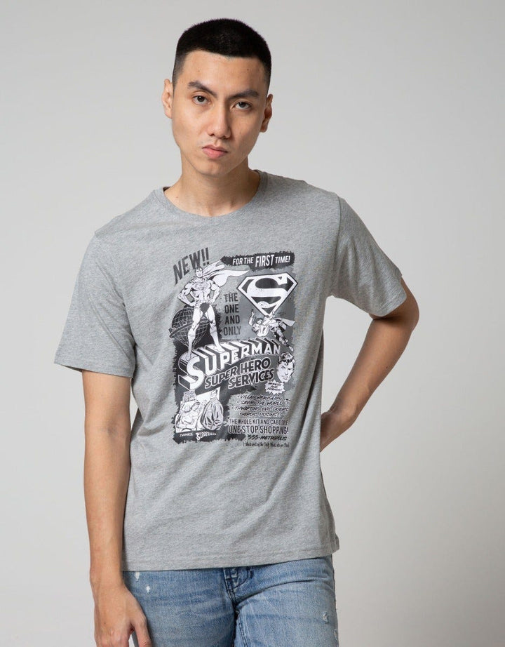 T Zone Short Sleeve T-Shirt Wb Superman Retro Comic Page