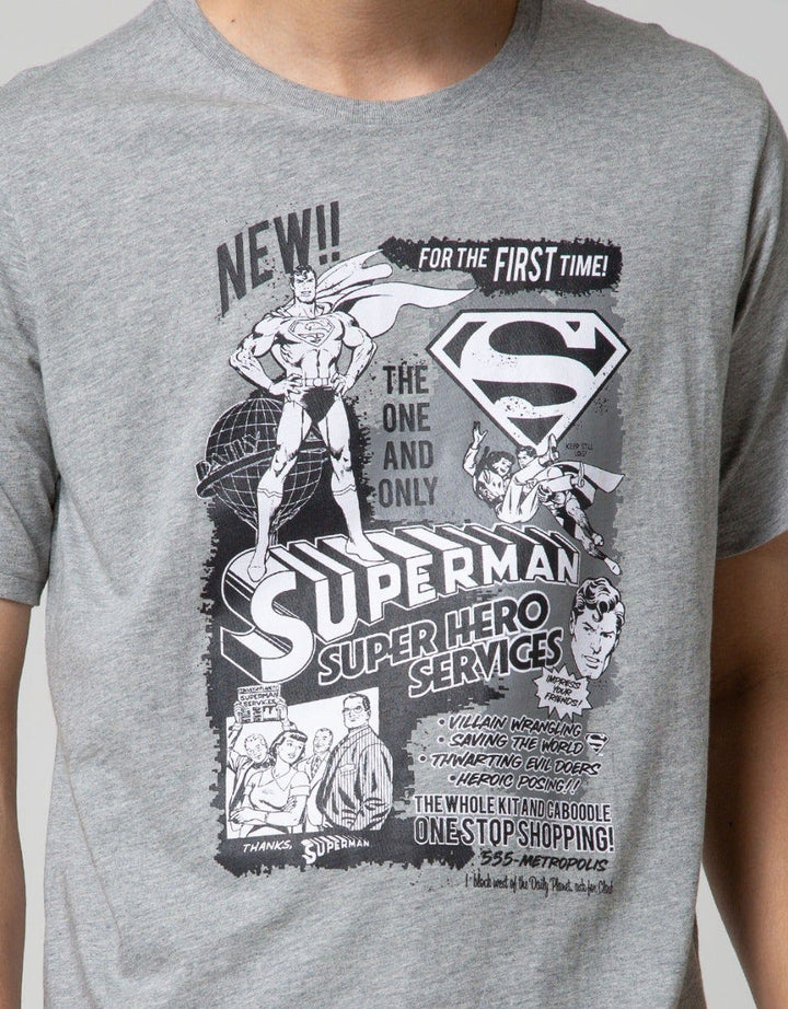 T Zone Short Sleeve T-Shirt Wb Superman Retro Comic Page