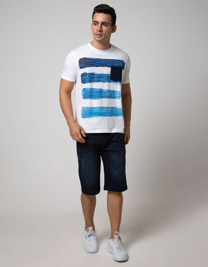 Cole Denim Short Pants Fashion Whisker