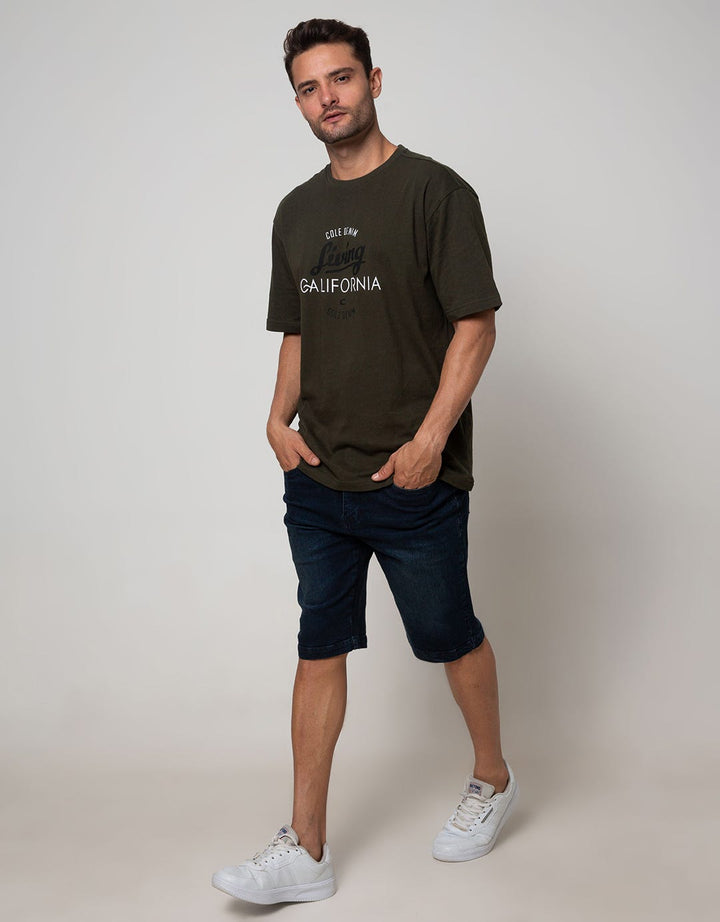 Cole Denim Short Pants Fashion Whisker