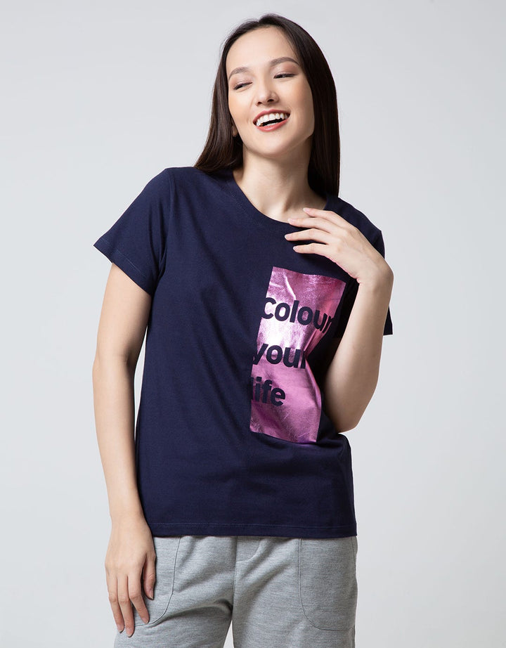 Nevada Short Sleeve T-Shirt Wording Non Raglan Basic