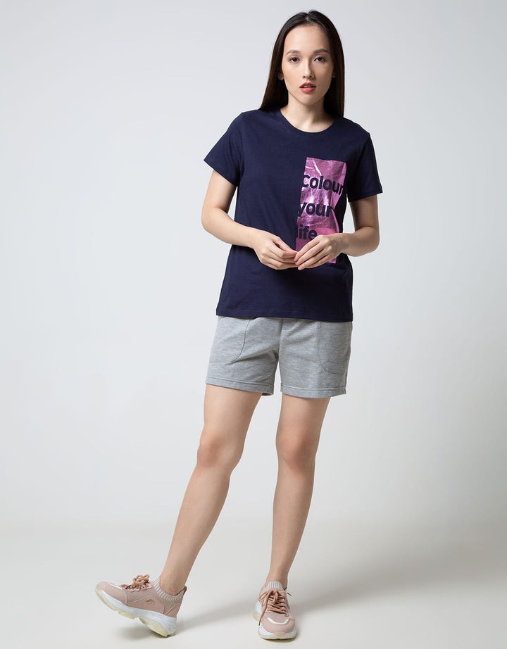 Nevada Short Sleeve T-Shirt Wording Non Raglan Basic
