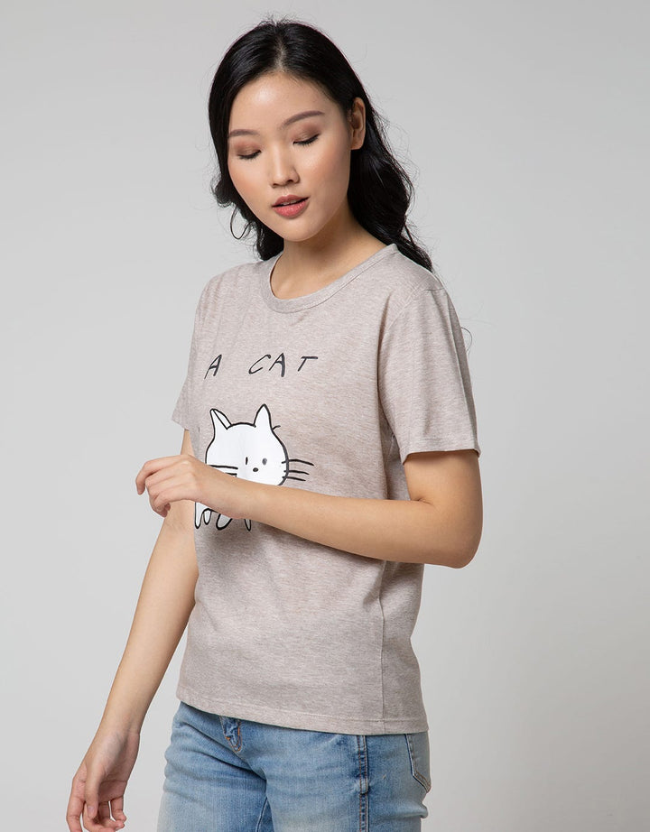 Nevada Short Sleeve T-Shirt Cartoon Non Raglan Cute