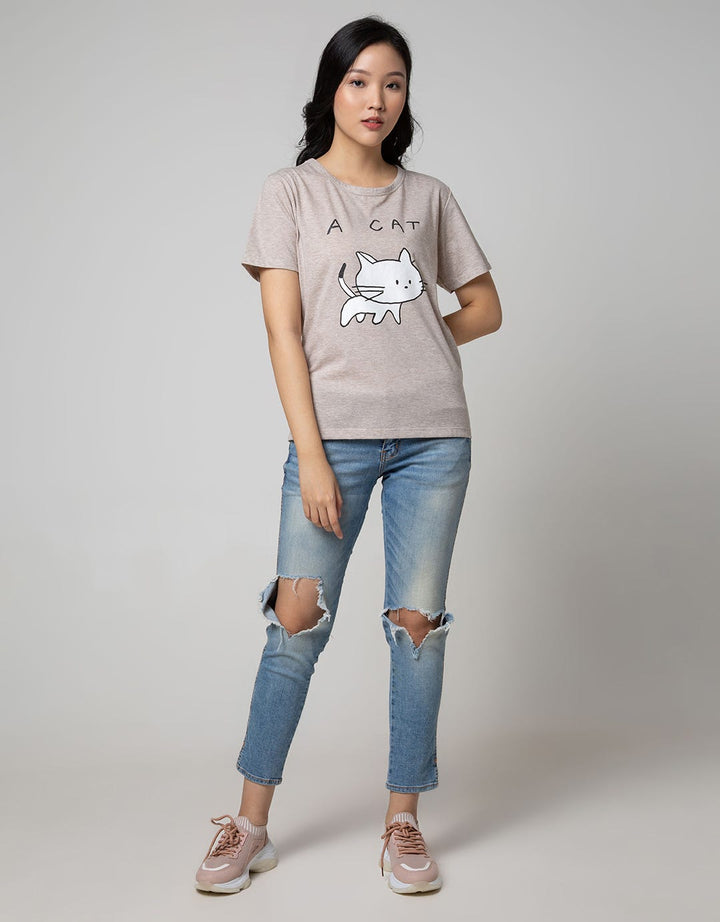 Nevada Short Sleeve T-Shirt Cartoon Non Raglan Cute