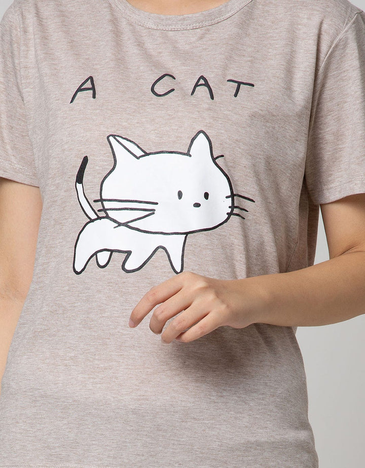 Nevada Short Sleeve T-Shirt Cartoon Non Raglan Cute