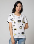 Nevada Short Sleeve T-Shirt Cartoon Non Raglan Cute
