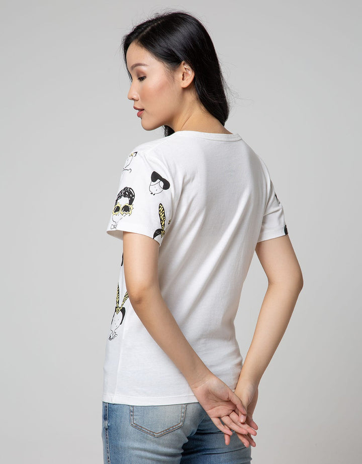Nevada Short Sleeve T-Shirt Cartoon Non Raglan Cute