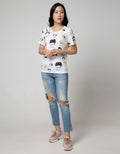 Nevada Short Sleeve T-Shirt Cartoon Non Raglan Cute