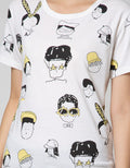 Nevada Short Sleeve T-Shirt Cartoon Non Raglan Cute
