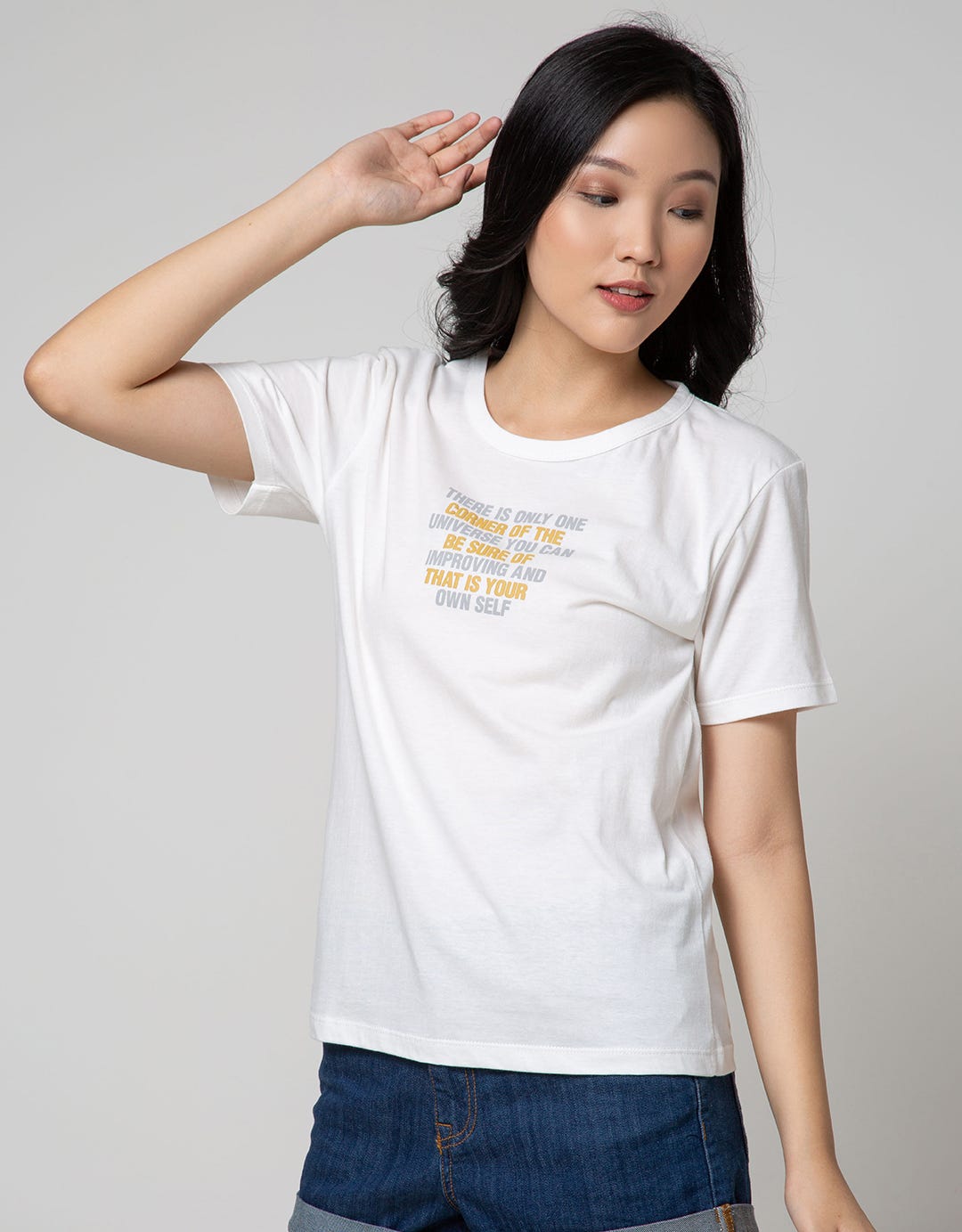 Nevada Short Sleeve T-Shirt Wording Non Raglan Basic