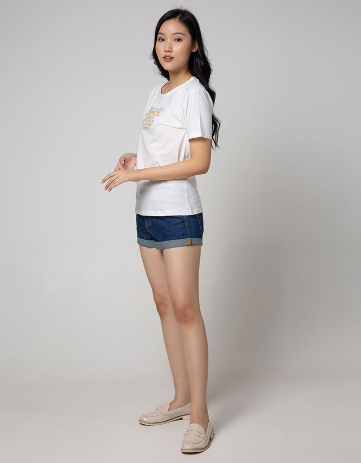 Nevada Short Sleeve T-Shirt Wording Non Raglan Basic
