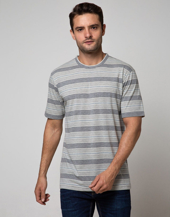 Cole Short Sleeve T-Shirt Stripe Fashion Medium
