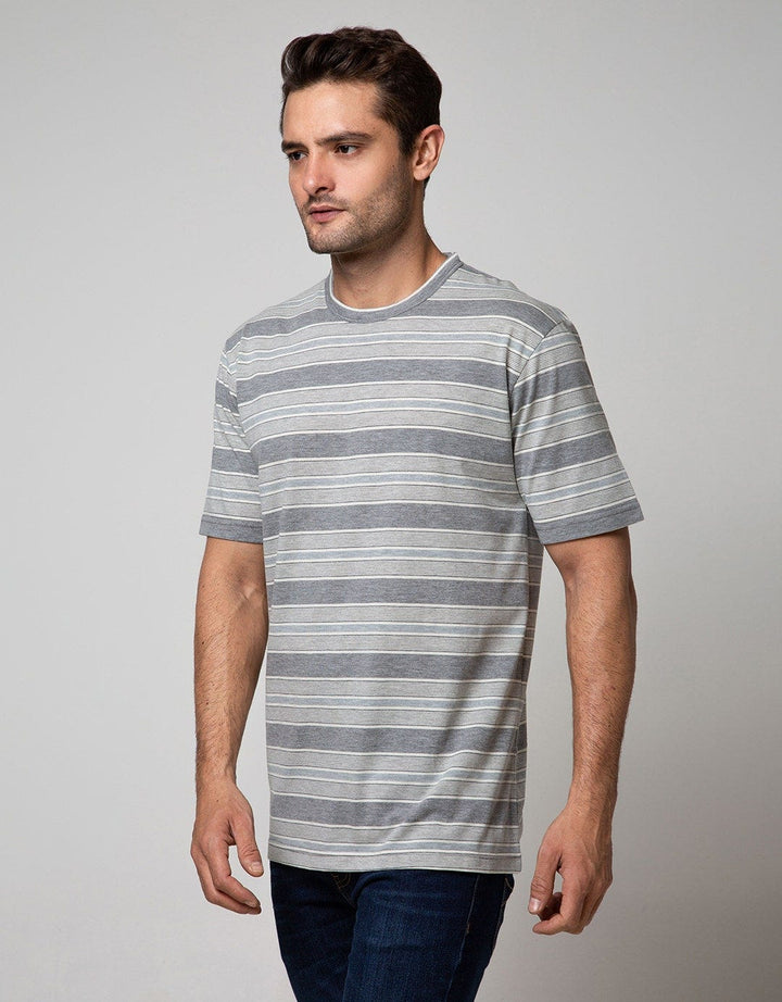 Cole Short Sleeve T-Shirt Stripe Fashion Medium