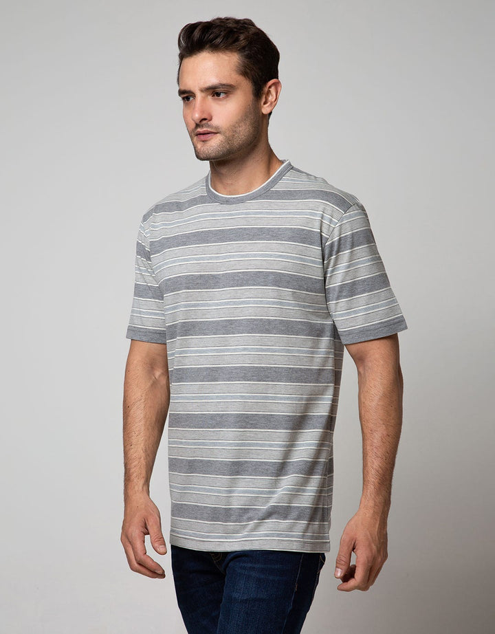 Cole Short Sleeve T-Shirt Stripe Fashion Medium