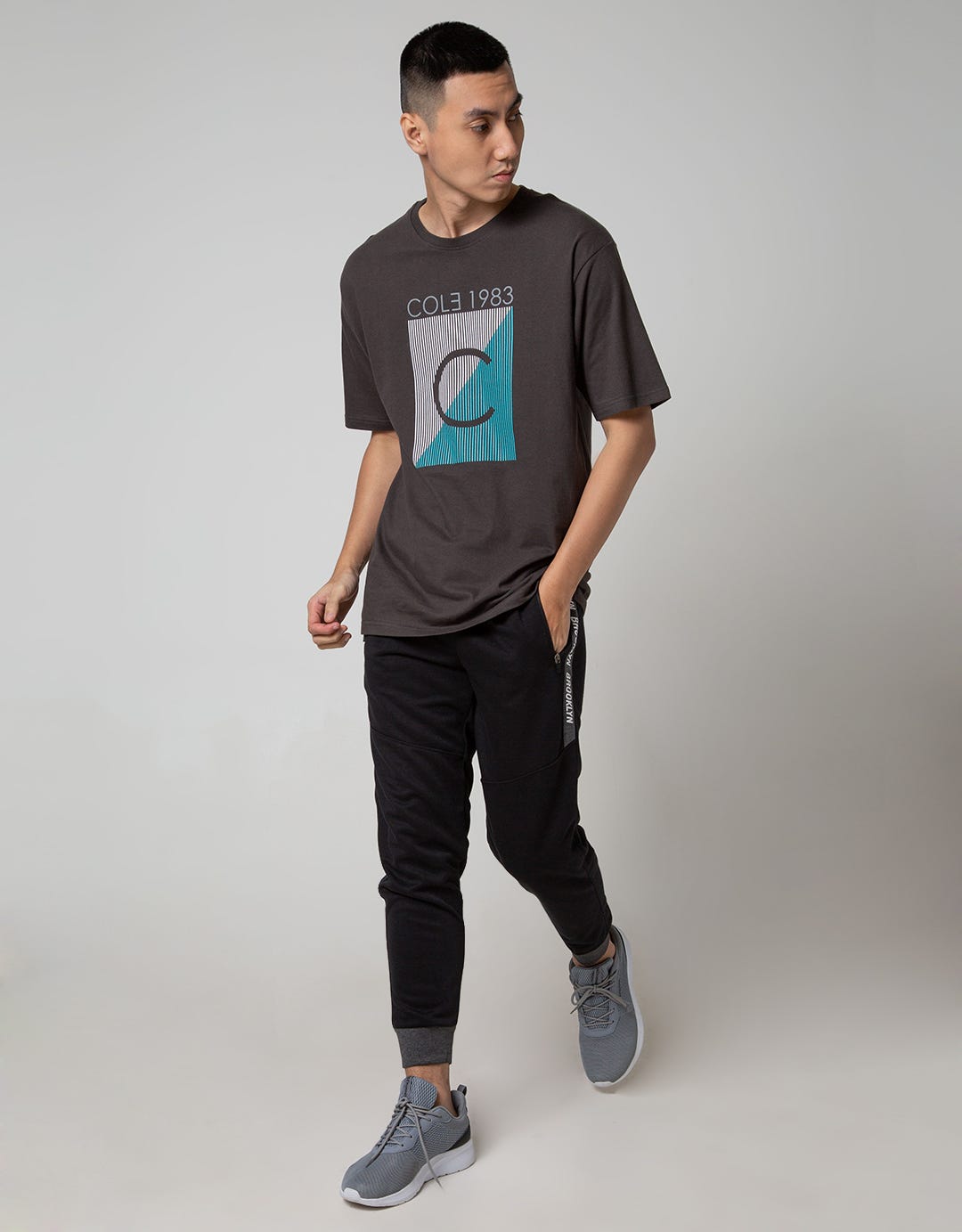Cole Short Sleeve T-Shirt Regular Print Big C
