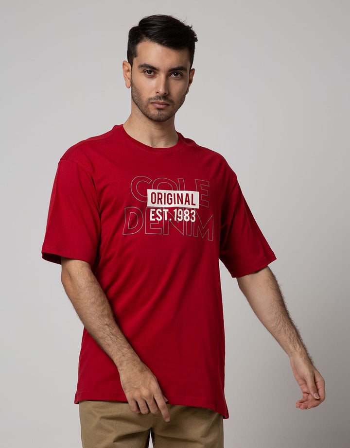 Cole Short Sleeve T-Shirt Print Stamp Original