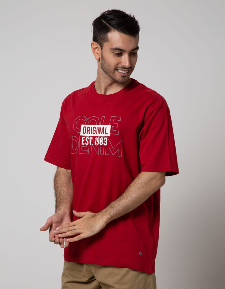 Cole Short Sleeve T-Shirt Print Stamp Original