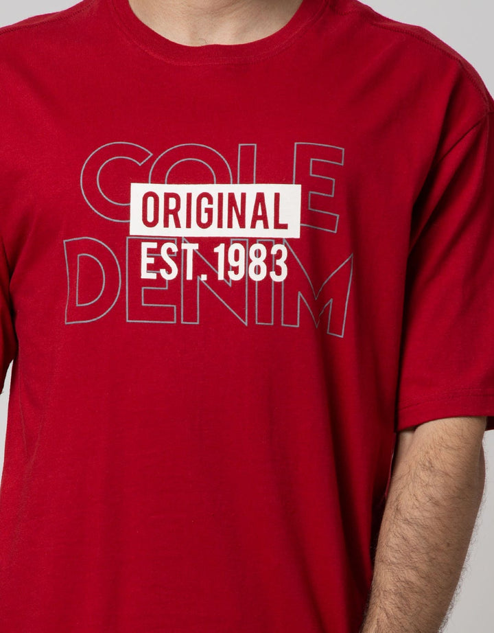 Cole Short Sleeve T-Shirt Print Stamp Original