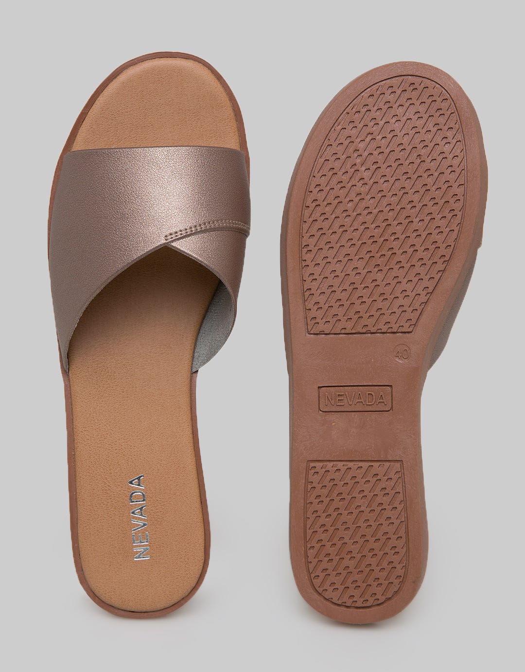 Nevada Slipper Sandals Wide Strap