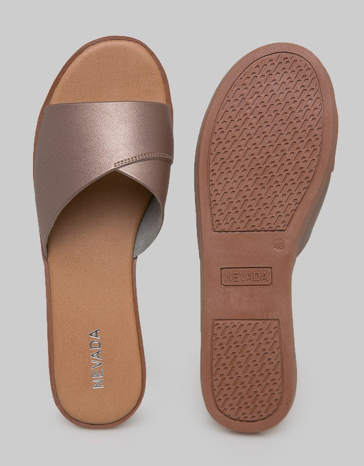 Nevada Slipper Sandals Wide Strap