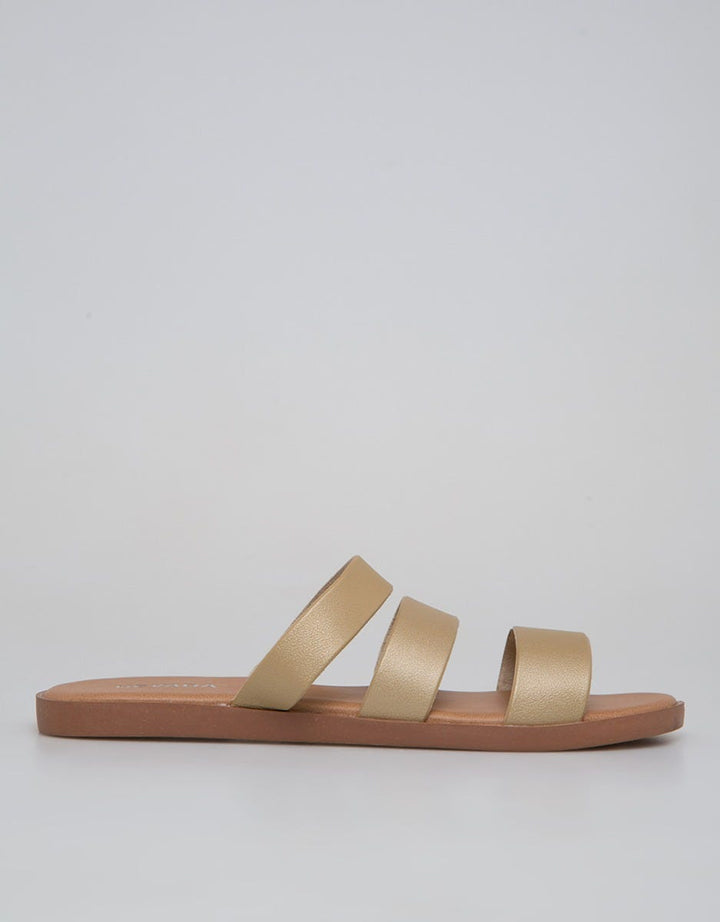 Nevada Slipper Sandals Triple Strap