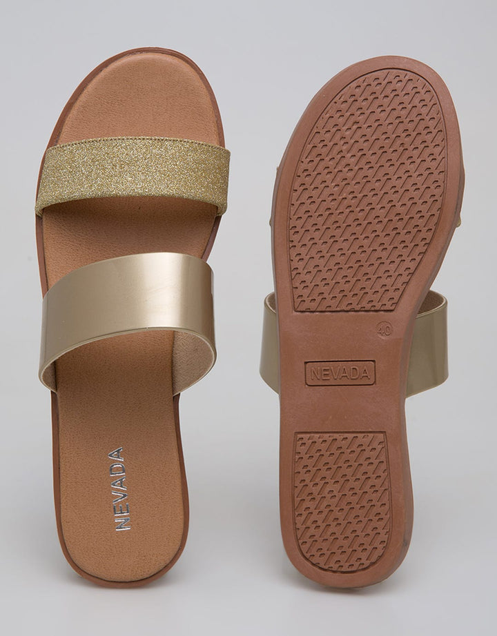 Nevada Slipper Sandals Double Strap