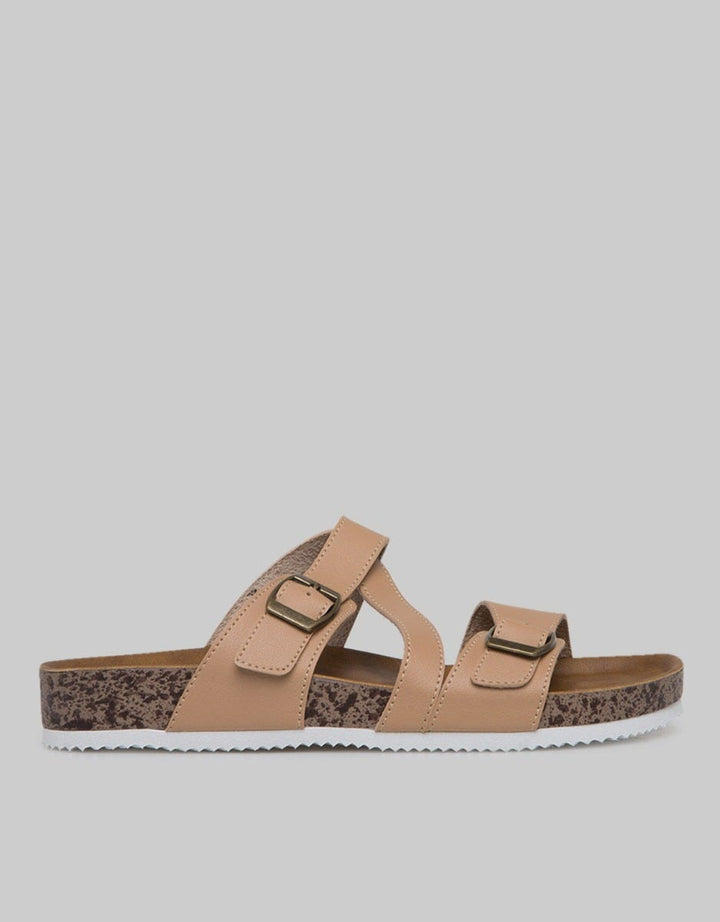 Nevada Slipper Sandals Cross Strap Buckle