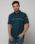 Cole Short Sleeve Polo Shirt Stripe