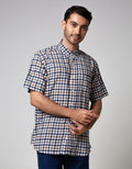 Cole Short Sleeve Shirt Flannel Checks
