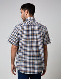Cole Short Sleeve Shirt Flannel Checks