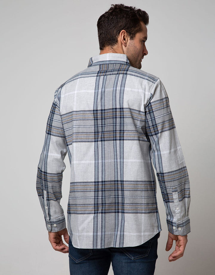Cole Long Sleeve Shirt Woven Big Check