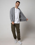 Cole Jacket Knit Hoodie Kangaroo Pocket Stitch