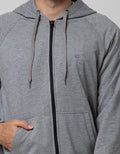 Cole Jacket Knit Hoodie Kangaroo Pocket Stitch
