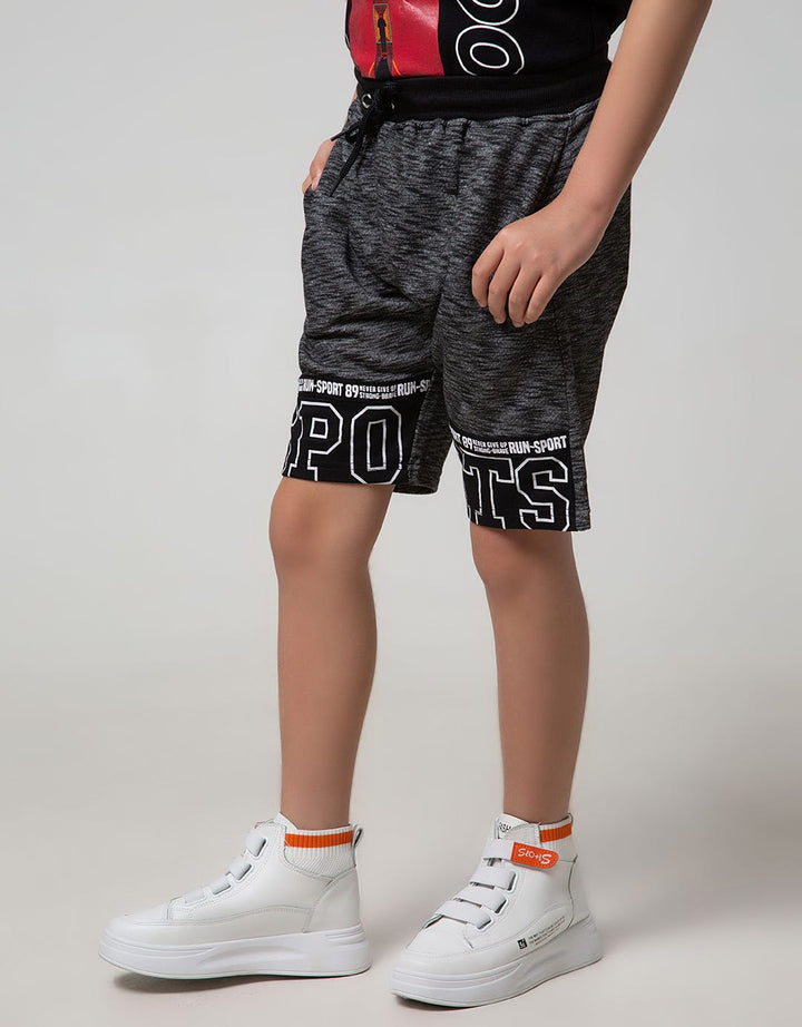 Aero Kids Shorts Pants Printnofloc Tade Regular Baby Tery Twotone Split Sport