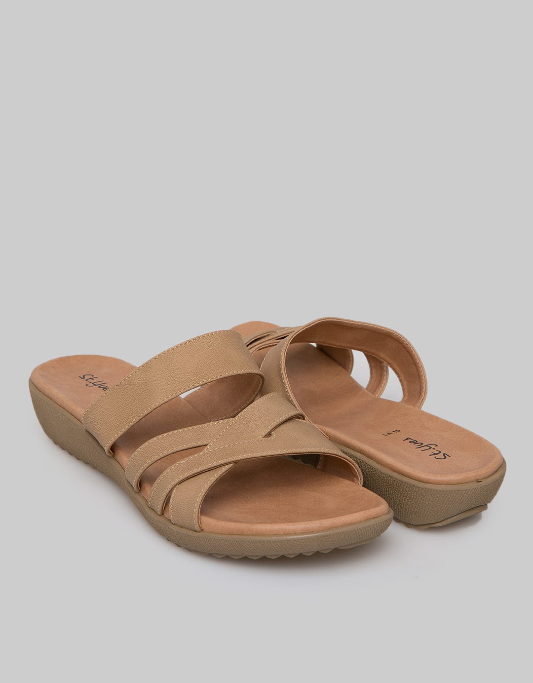 St. Yves Slipper Sandals Cross Strap