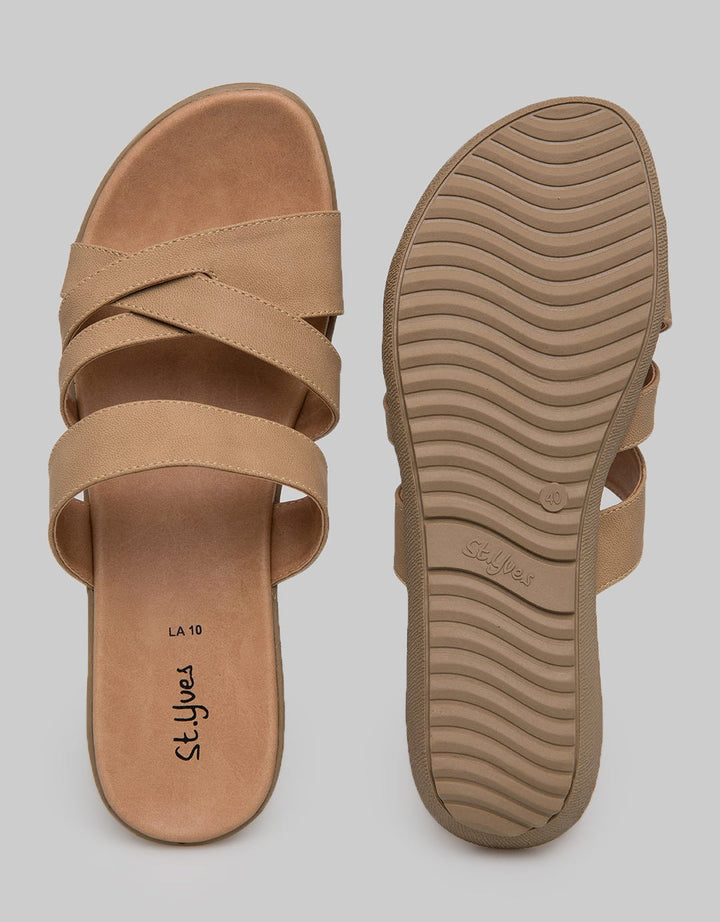 St. Yves Slipper Sandals Cross Strap