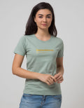 Nevada Women Knit Top Short Sleeve T-Shirt Foil Intuition Usa