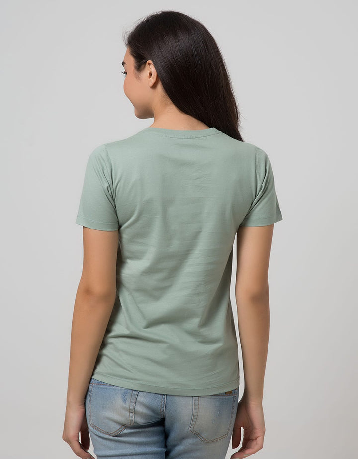 Nevada Women Knit Top Short Sleeve T-Shirt Foil Intuition Usa