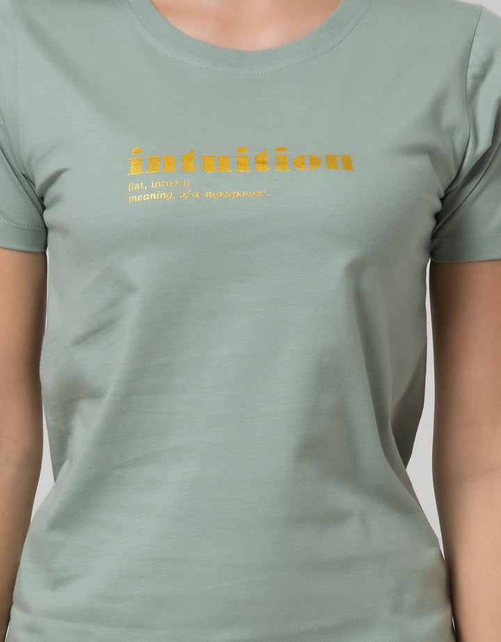 Nevada Women Knit Top Short Sleeve T-Shirt Foil Intuition Usa