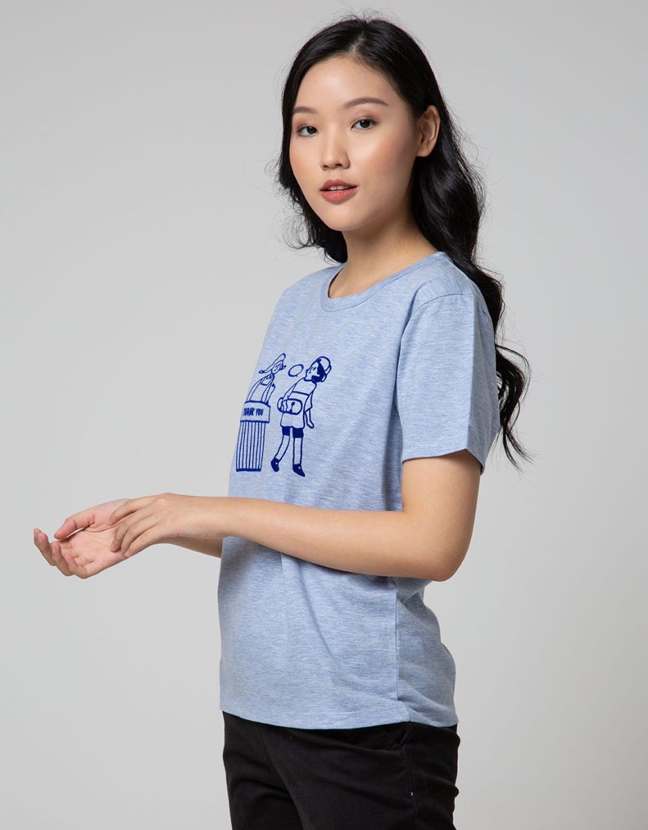 Nevada Short Sleeve T-Shirt Cartoon Non Raglan Cute