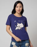 Nevada Short Sleeve T-Shirt Cartoon Non Raglan Cute