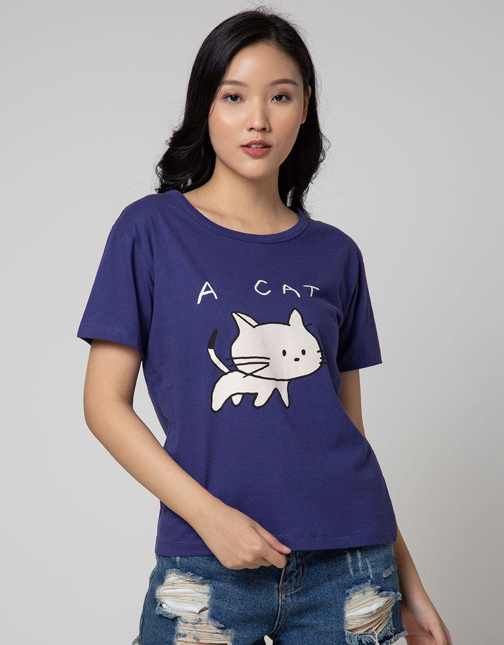 Nevada Short Sleeve T-Shirt Cartoon Non Raglan Cute
