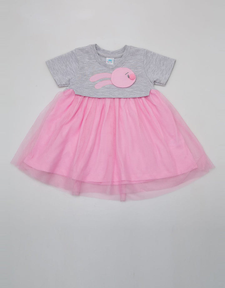 Pipiniko Short Sleeve Midi Dress Short Sleeve Tile Rabbit